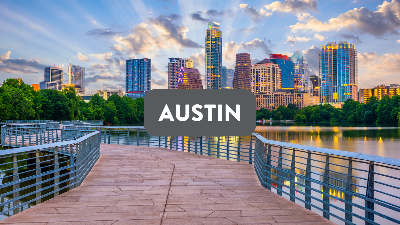 AUSTIN SKYLINE TEXT READS AUSTIN
